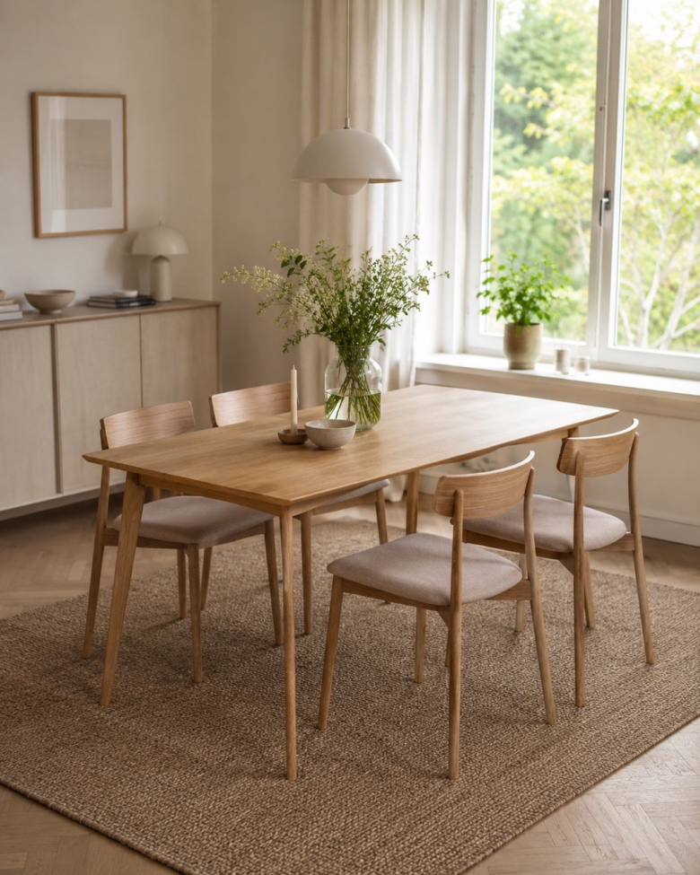 Table à manger 'Nordisk' 180x70cm - Chêne