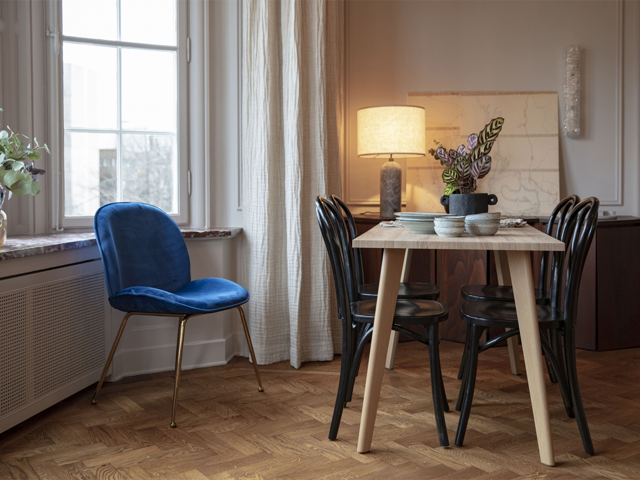 Table à manger 'Nordisk' 120x70cm - Chêne