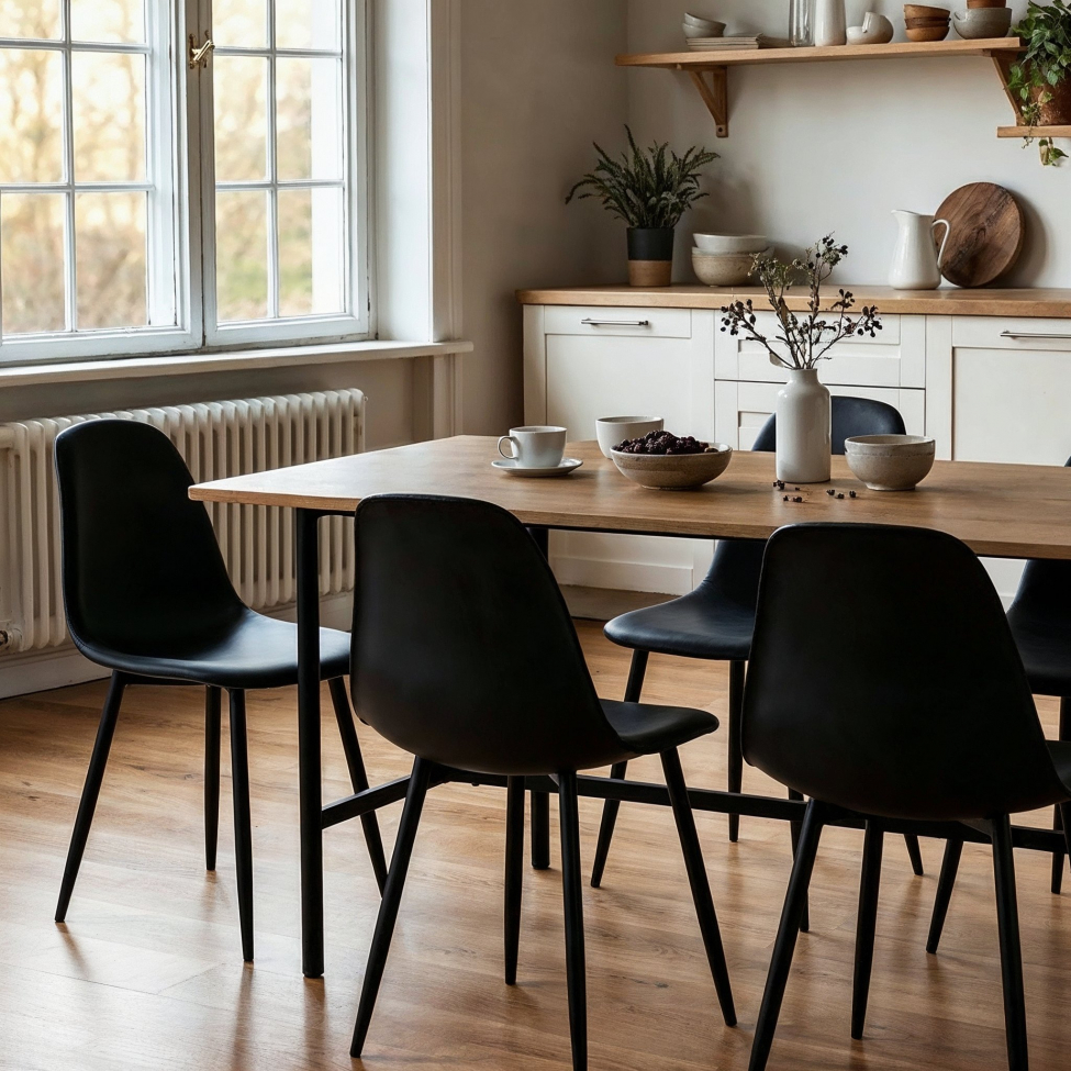 Chaise 'Forma' - Noir