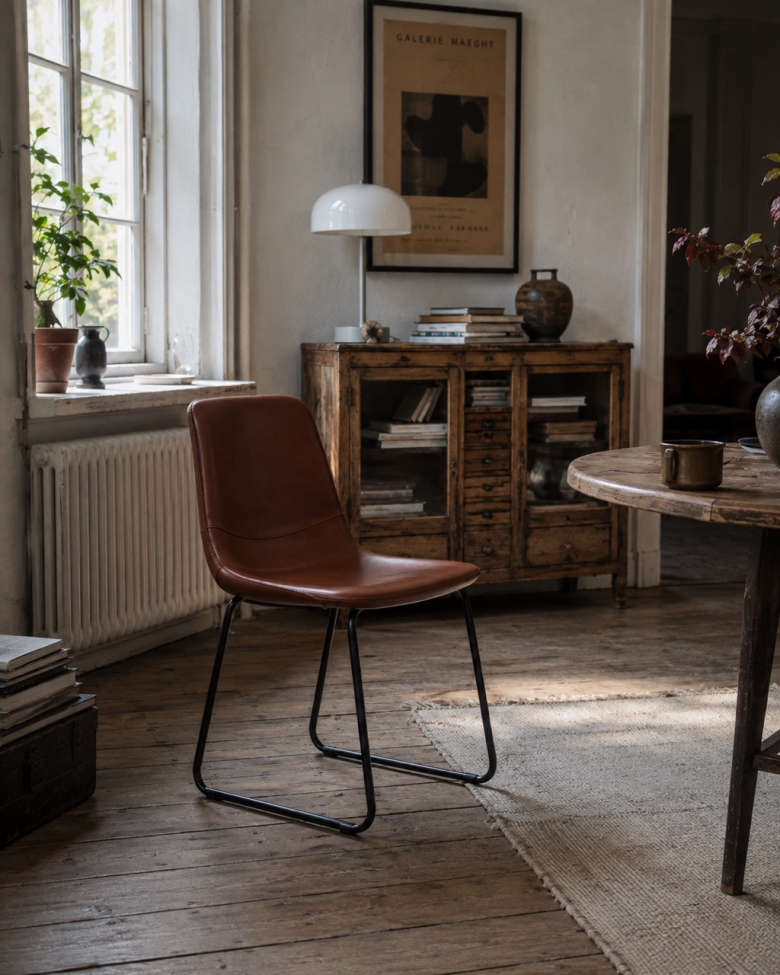 Chaise 'Retro' - Brun