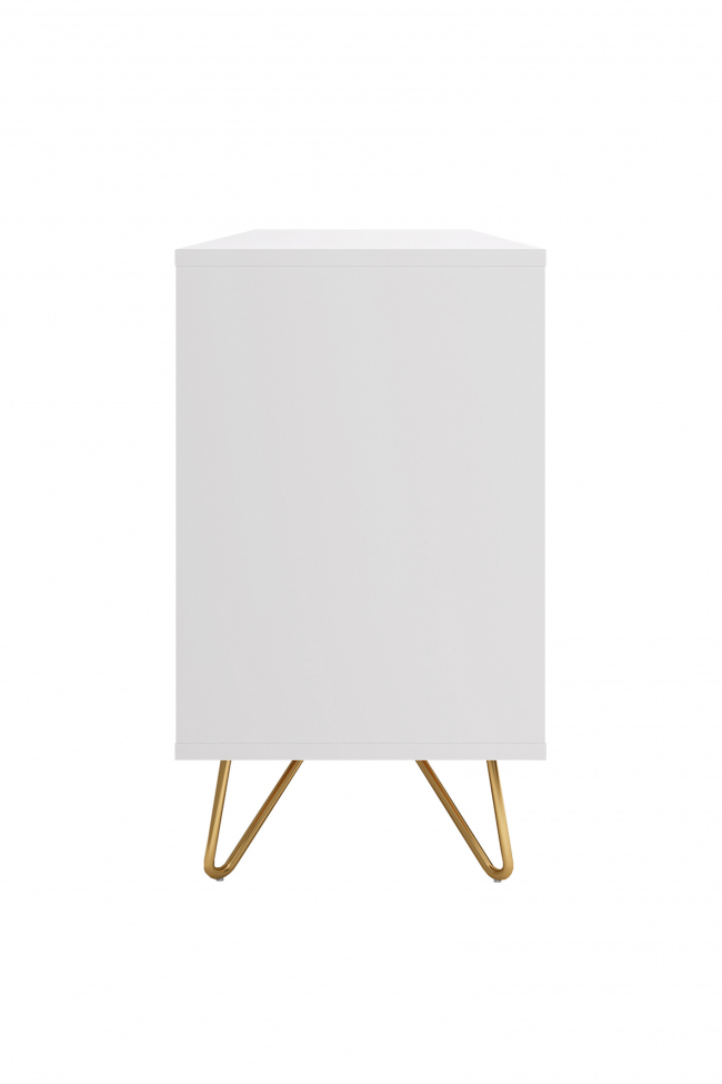 Buffet 'Elle' - Blanc/Laiton
