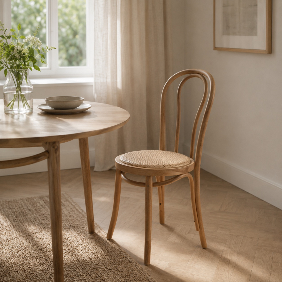 Chaise 'Bistro' - Rotin/Naturel