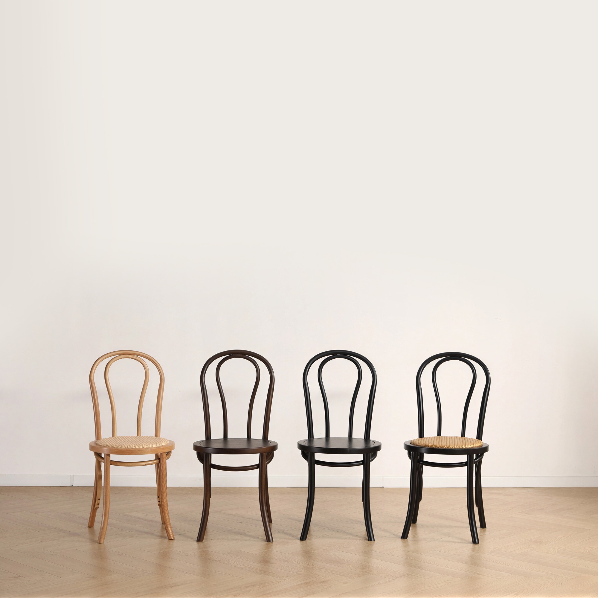 Chaise 'Bistro' - Rotin/Naturel