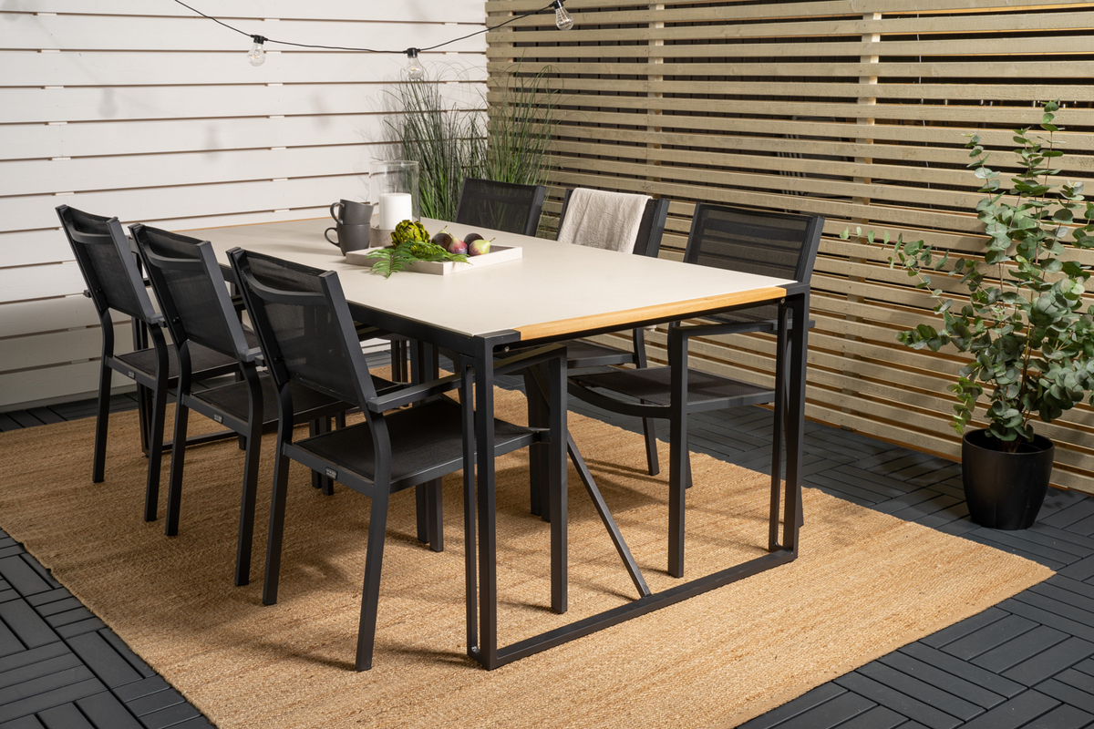 Groupe de repas 'Umeå' - Noir