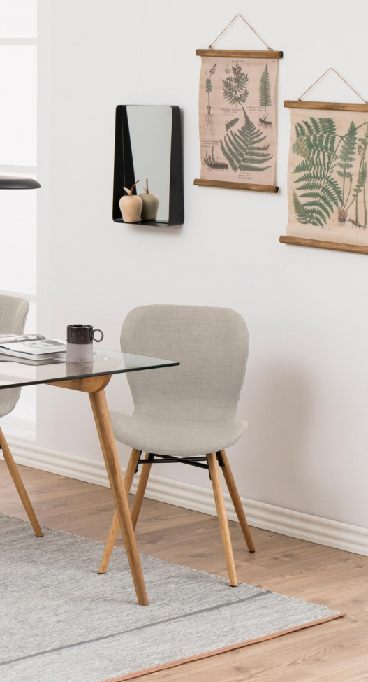 Chaise 'Böda' - Beige/Nature