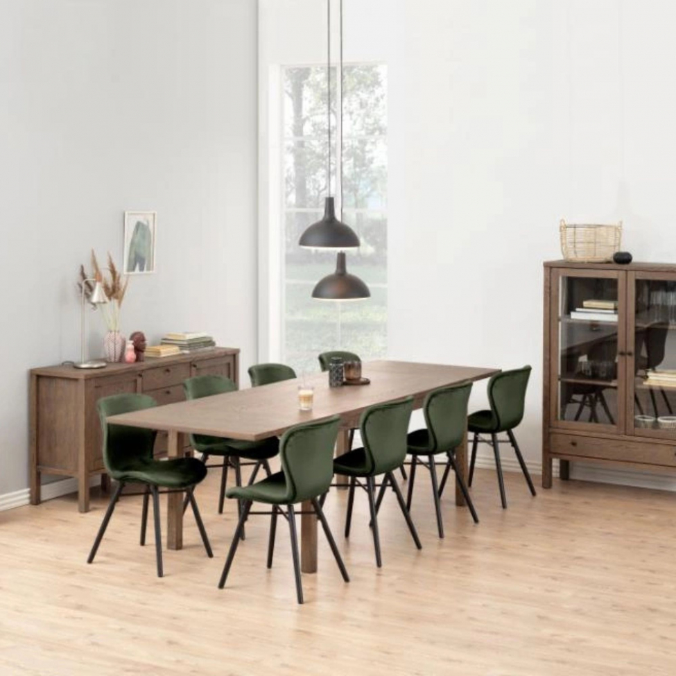 Chaise 'B&ouml;da' - Vert fonc&eacute;