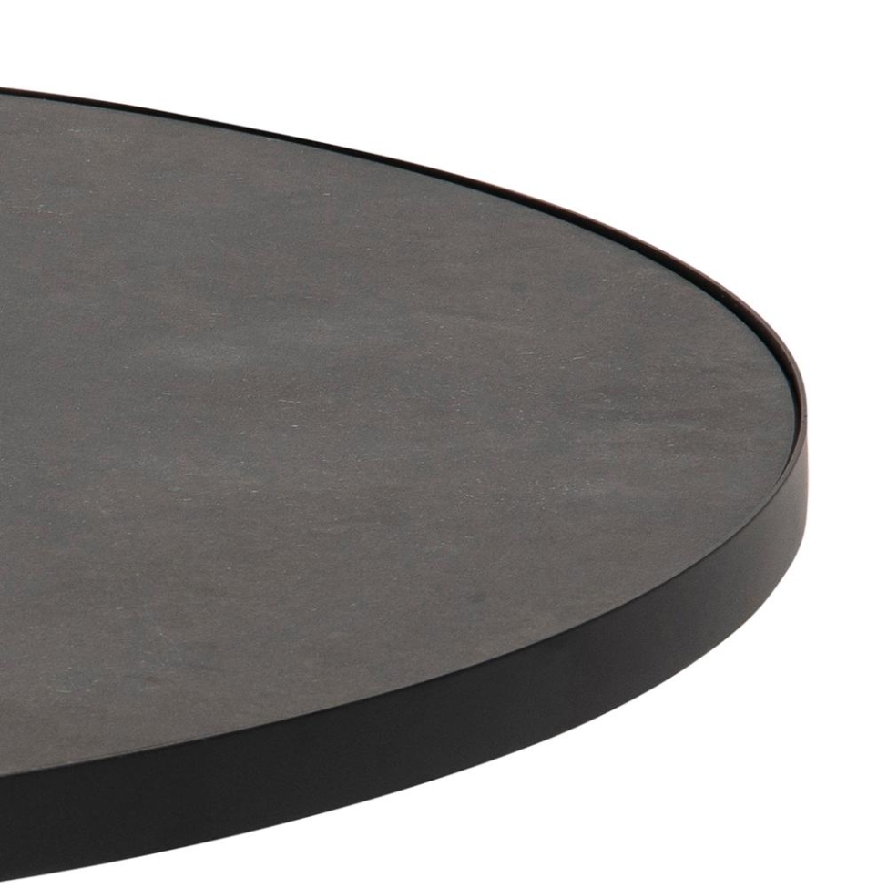 Table basse 'Soli' 85cm - Noir