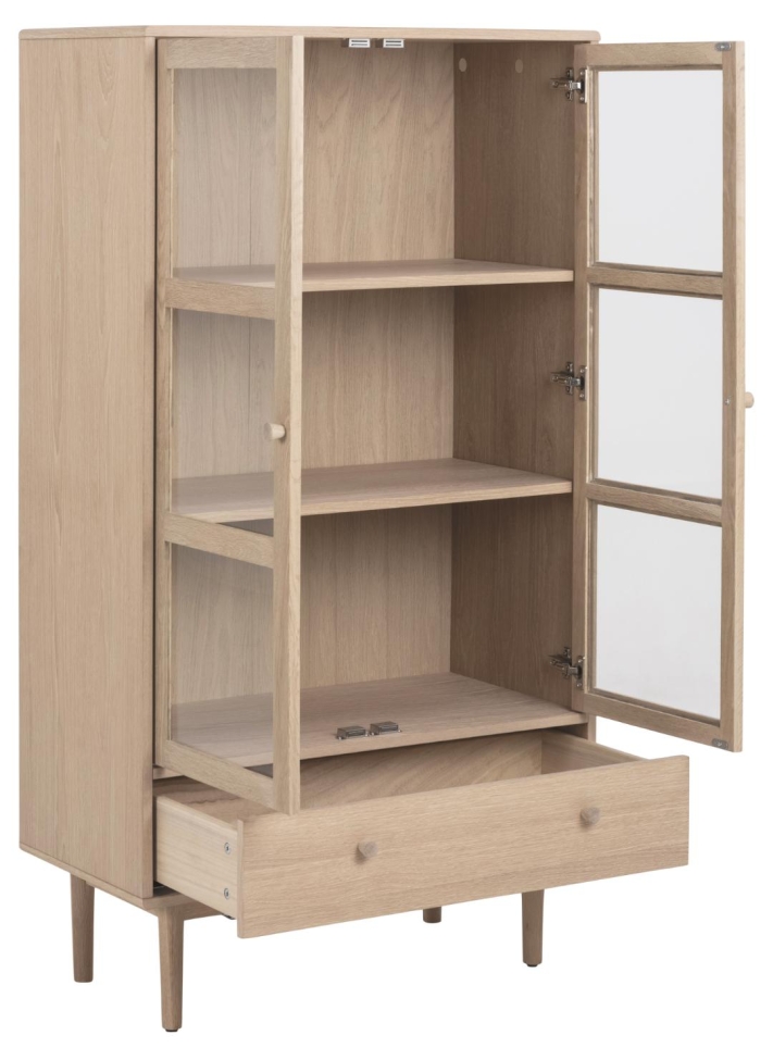 Armoire & Buffets 'Moliden' - Naturel/Blanc