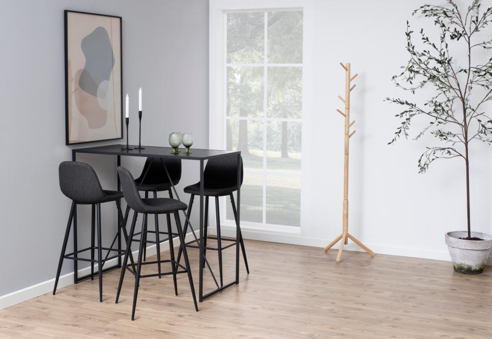 Tabouret de bar 'Soller' - Gris foncé