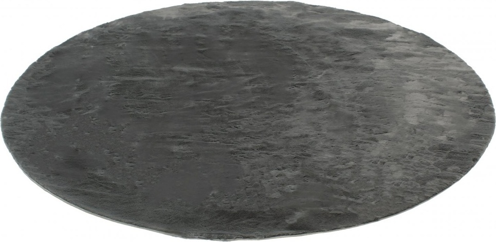 Tapis rond 'Aranga Super Soft' - Anthracite