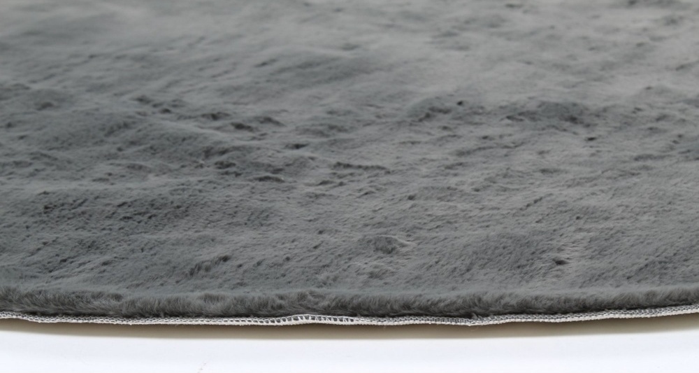Tapis rond 'Aranga Super Soft' - Anthracite