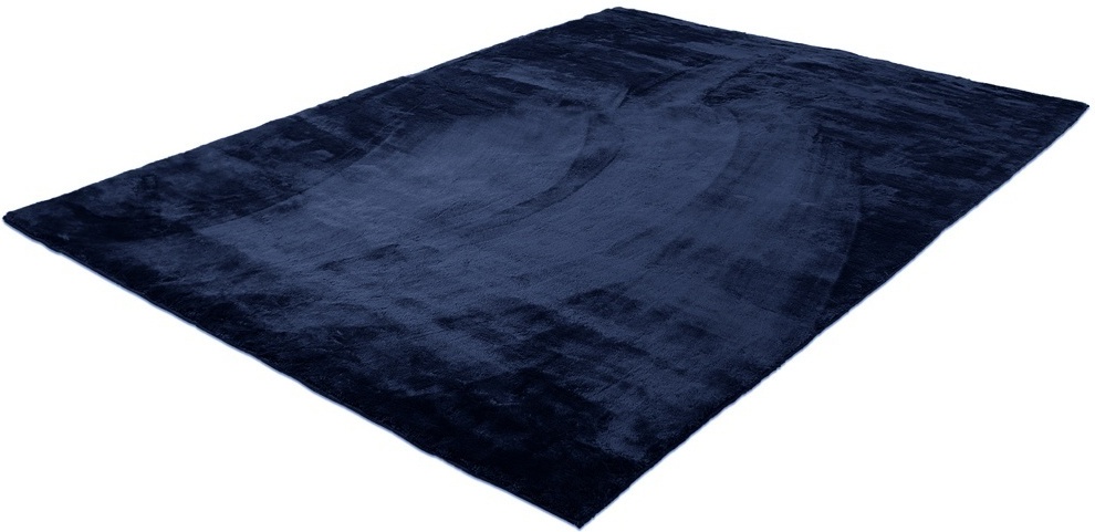 Tapis shag 'Aranga Super Soft' - Bleu foncé