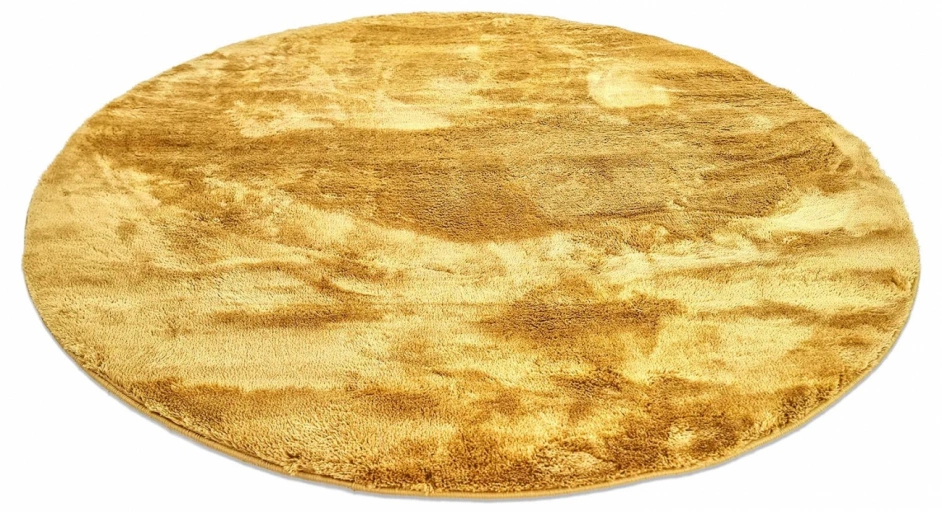 Tapis rond 'Aranga Super Soft' - Orange