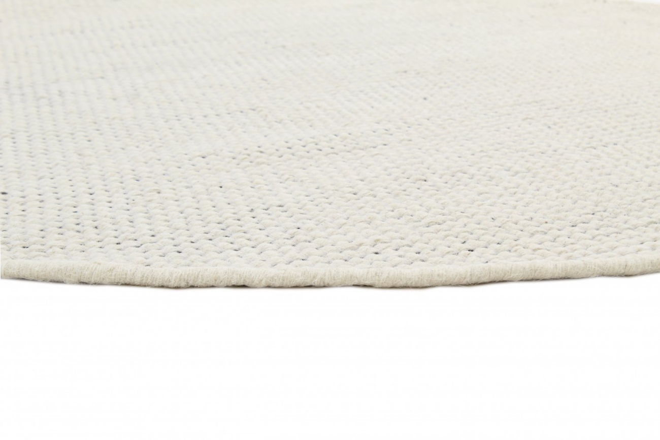 Tapis rond 'Coastal' - Grège