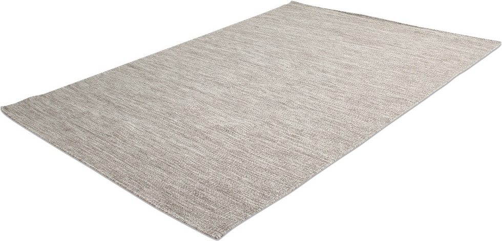 Tapis en laine 'Dhurry' - Beige
