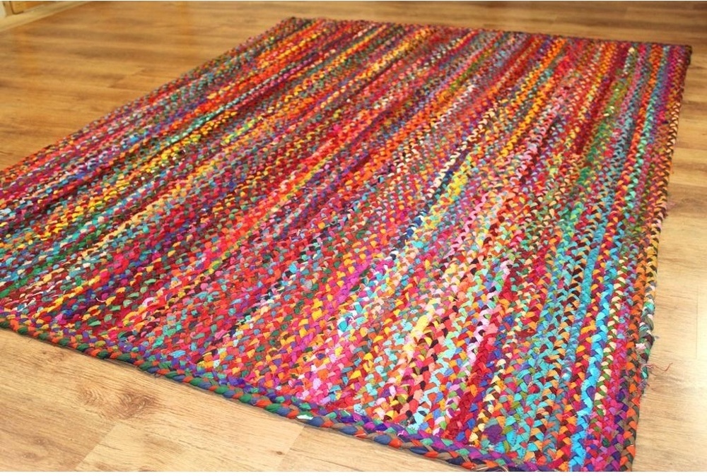 Tapis de lirette 'Flätan' - Multicolore