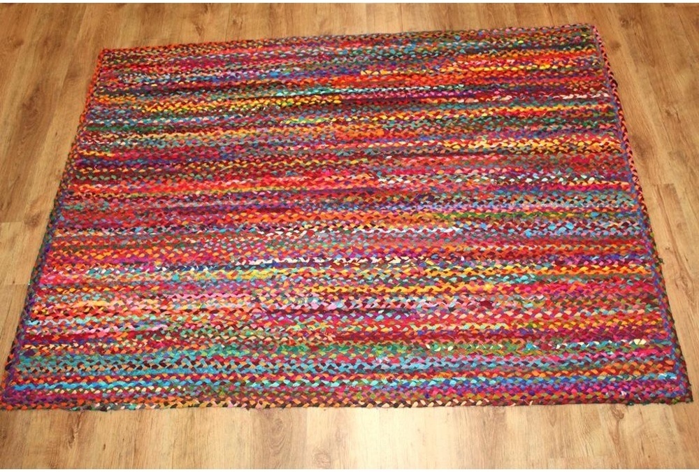 Tapis de lirette 'Flätan' - Multicolore