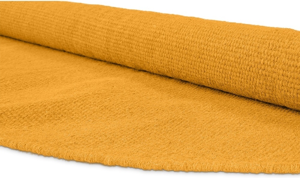 Tapis rond 'Hamilton' - Safran