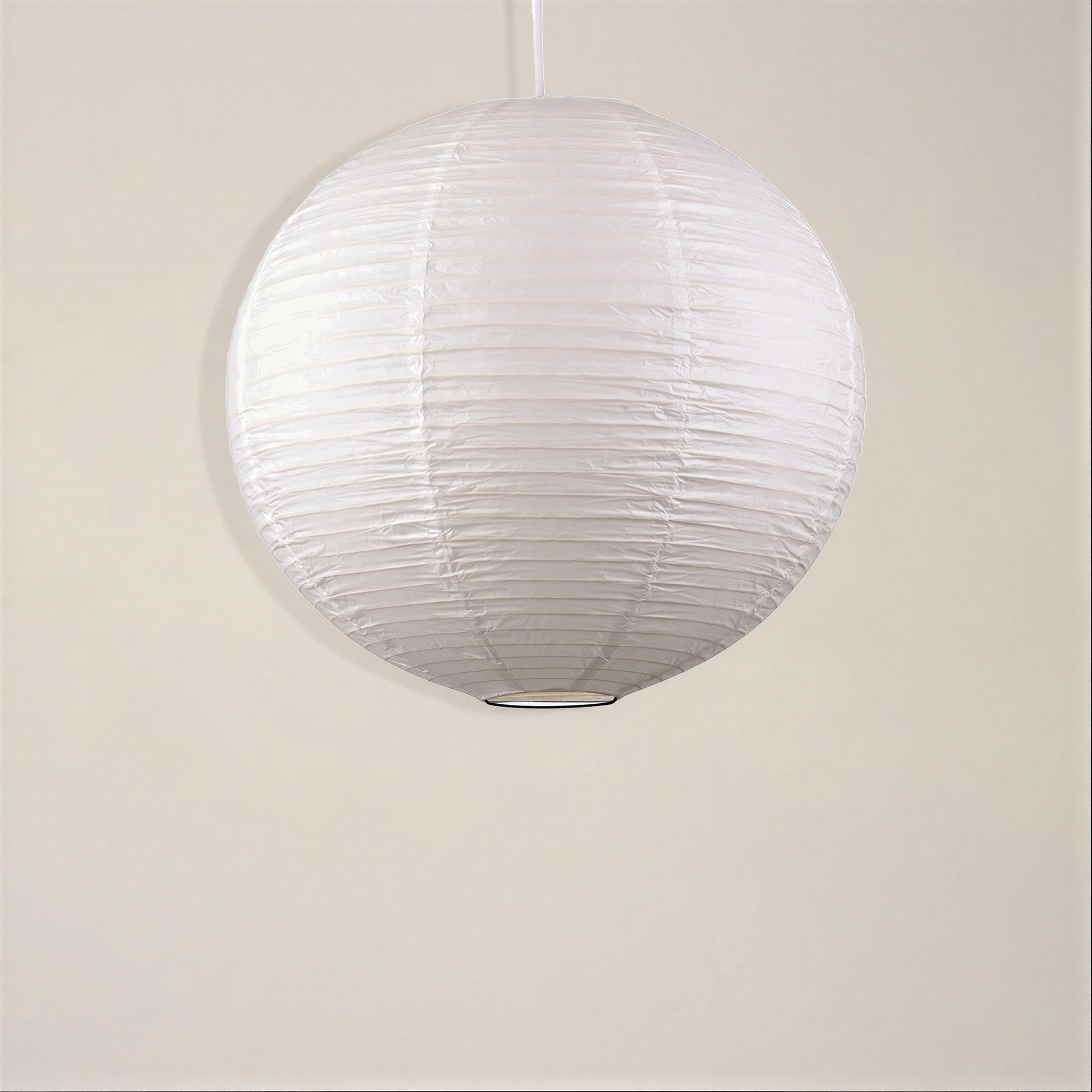 Lampe &agrave; riz 'Lycka' - Blanc 40cm