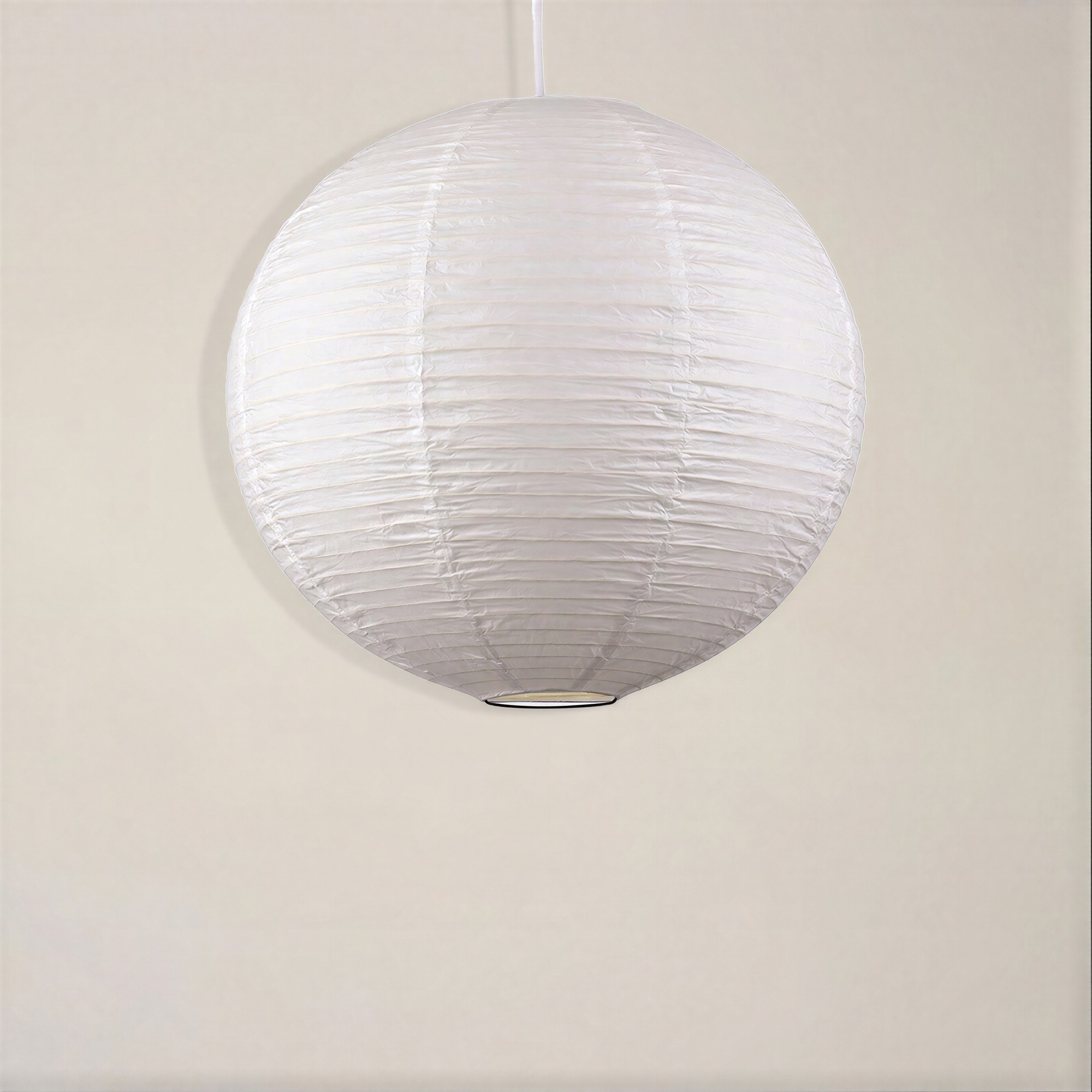 Lampe à riz 'Lycka' - Blanc 50cm