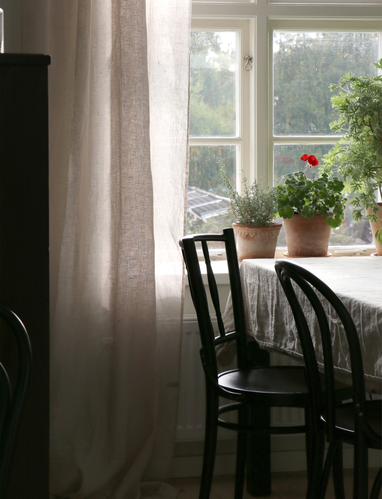 Rideau avec bande fronce 'Dalsland' 145x250 - Beige