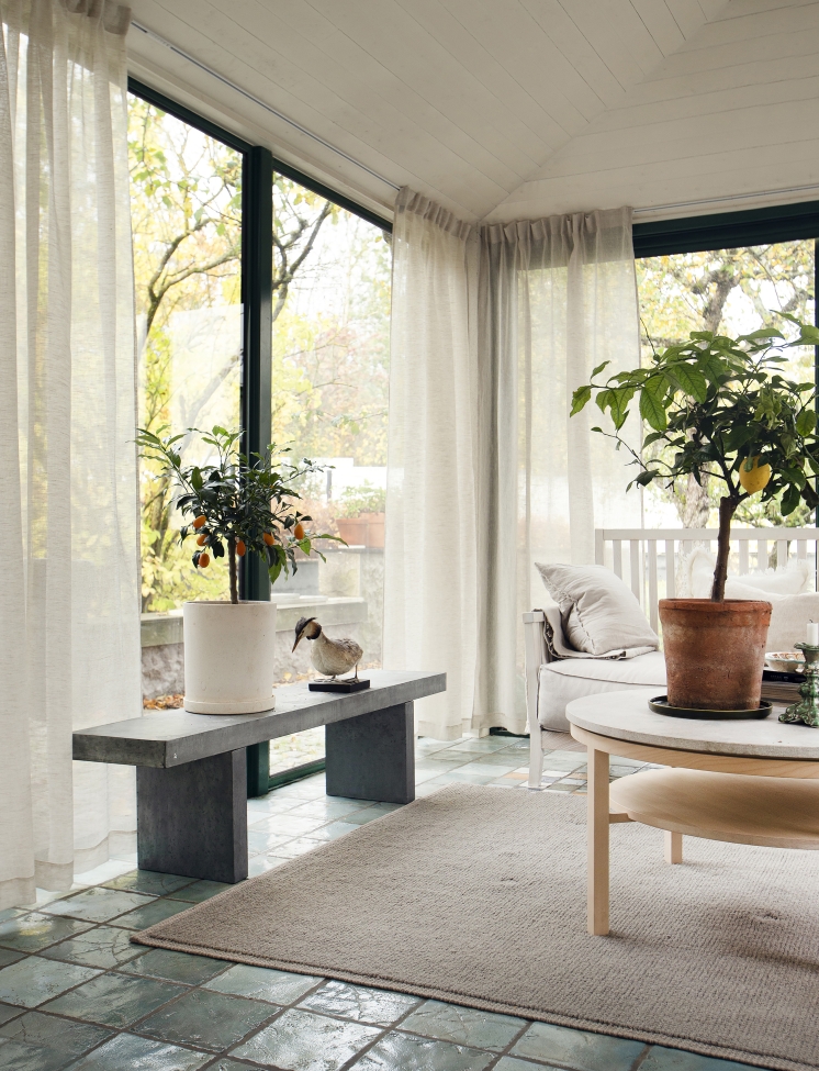 Rideau 'Skylight' 140x250 - Naturel clair