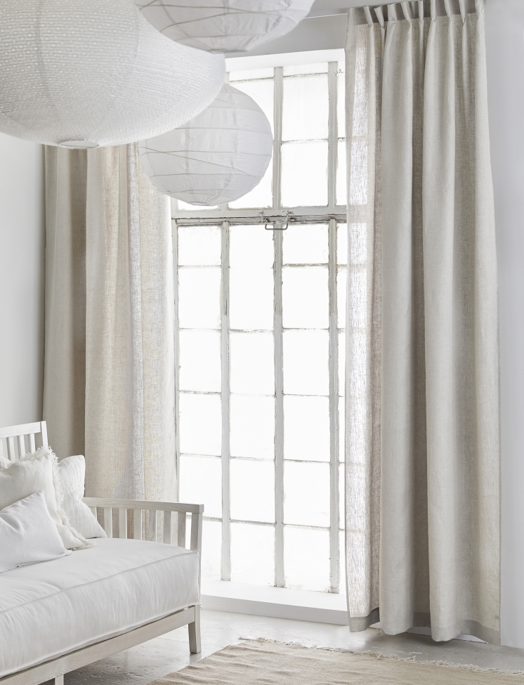 Rideau 'Twilight' 140x290 - Beige