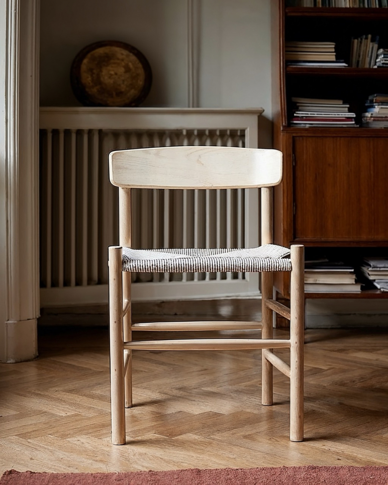 Chaise 'Alfors' - Pigmentée blanche