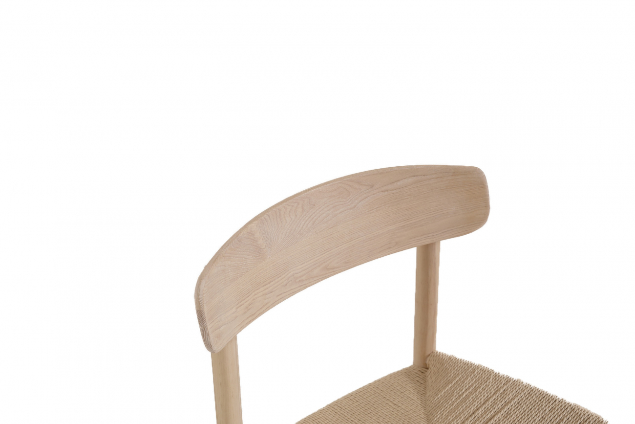 Chaise 'Alfors' - Pigmentée blanche