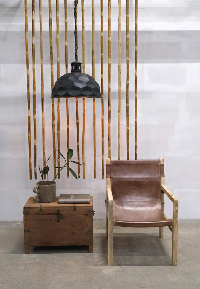 Fauteuil 'Blixen' - Marron