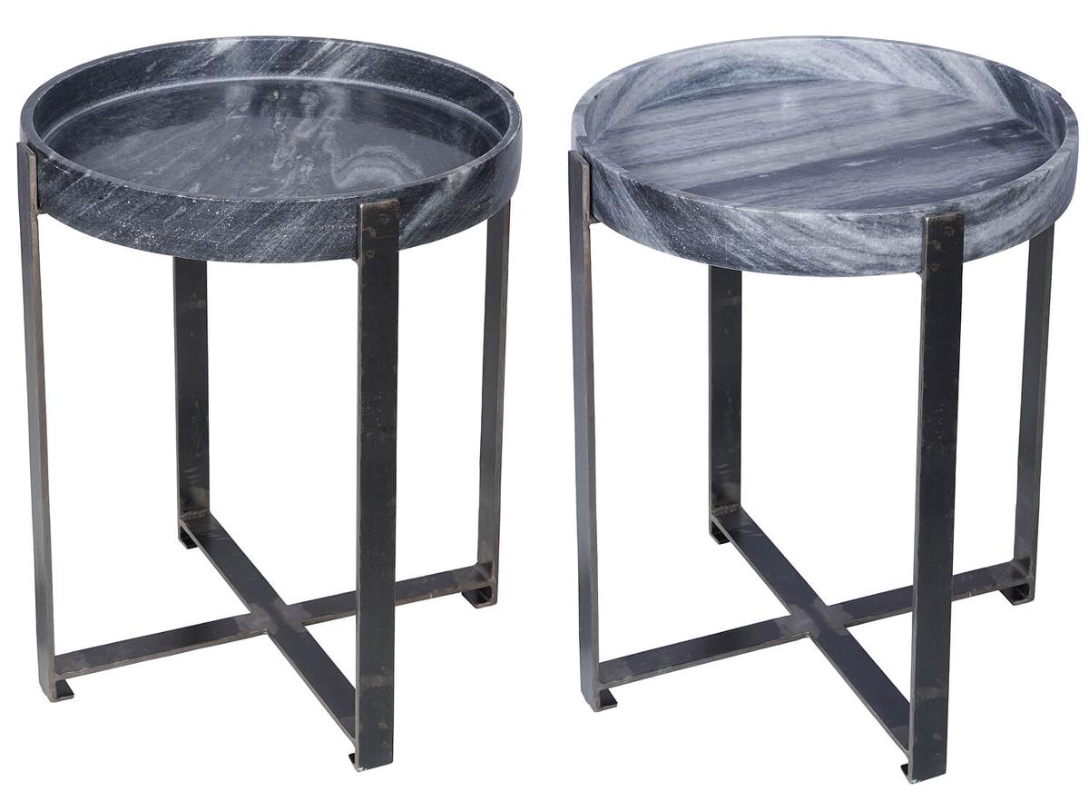 Table en marbre 'Harvard' - Noir