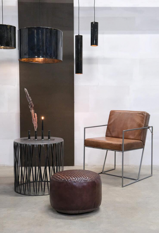 Suspension 'Jonah' Cylindre S - Bleu foncé