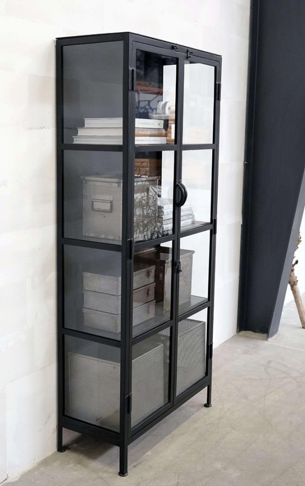Vitrine 'Spencer' - Noir