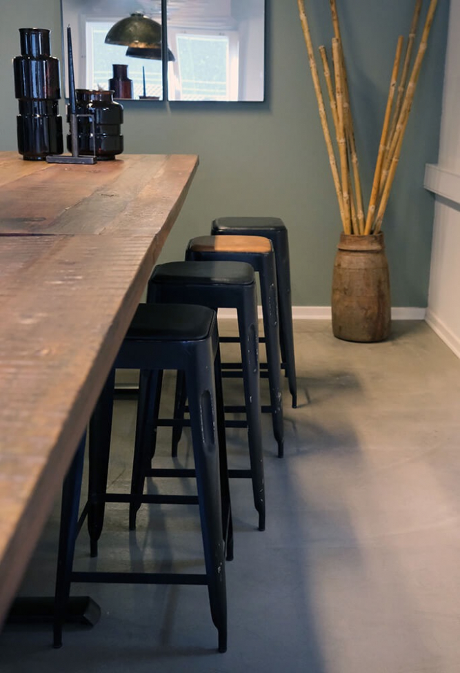 Tabouret 'Copenhagen' - Noir