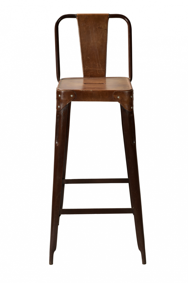 Tabouret 'Cope' - Assise en cuir 2