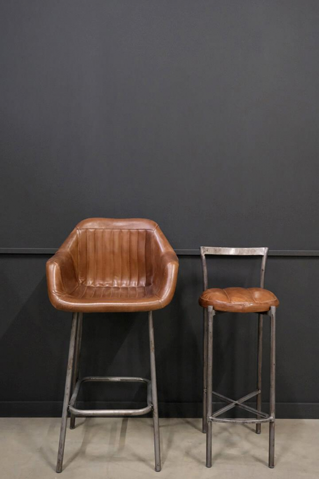 Tabouret 'Icon' - Cuir