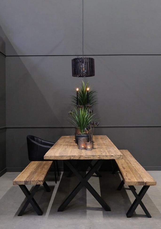 Banc 'Ross' L - Bois