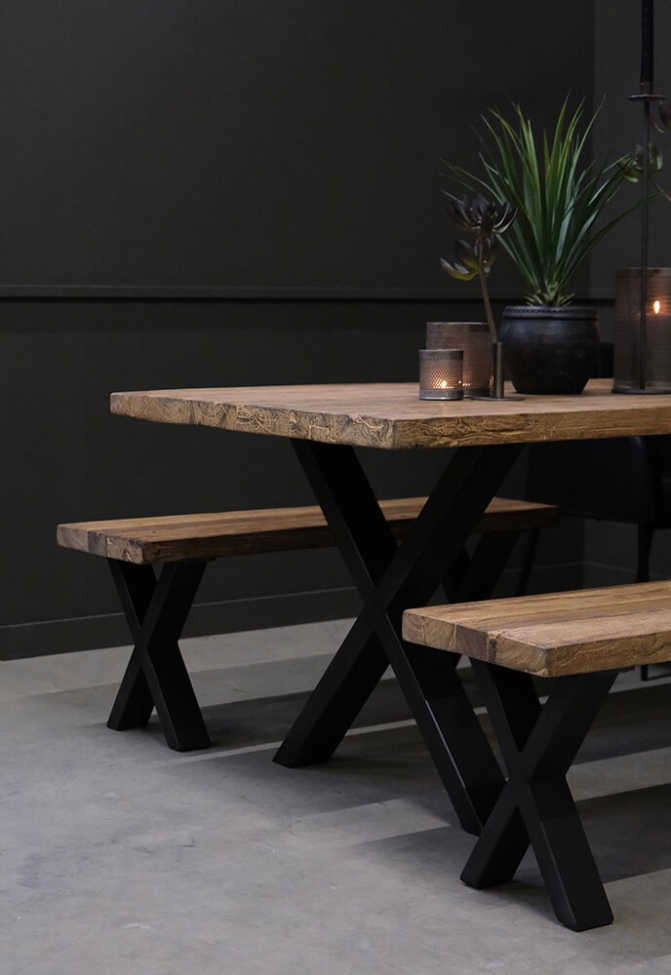 Banc 'Ross' L - Bois