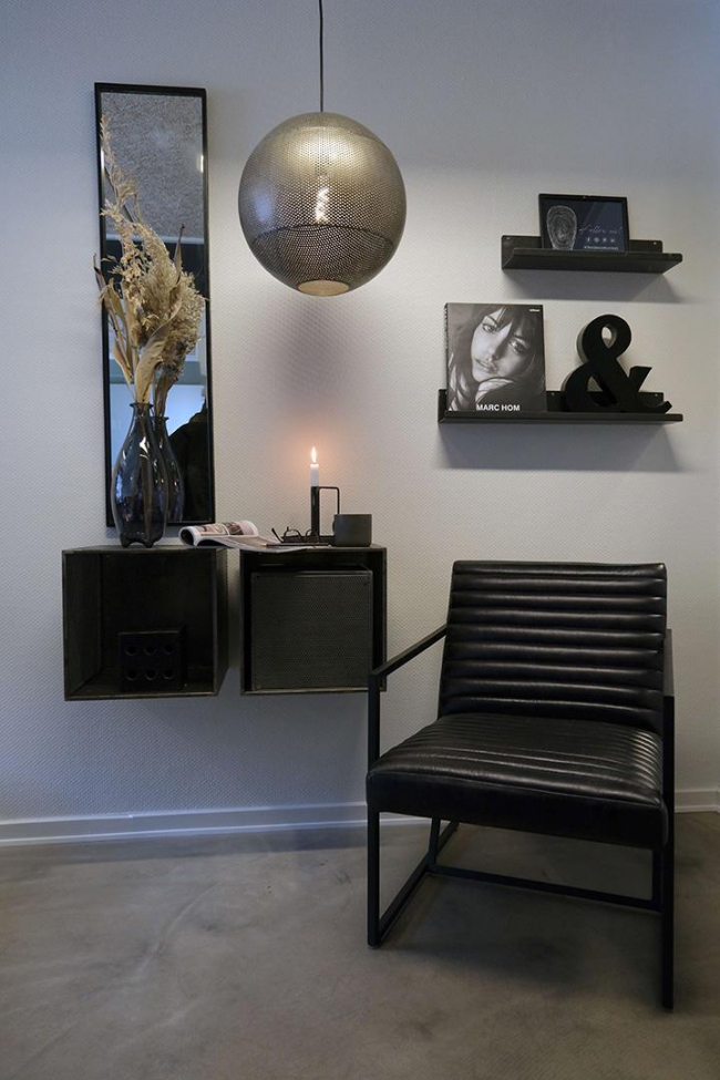 Fauteuil 'Tender' - Noir