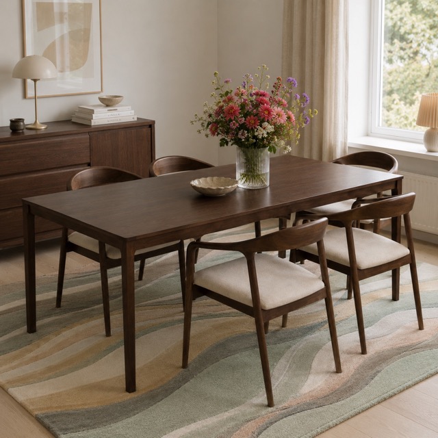 Table à manger 'Aspa' 180x90cm - Naturel