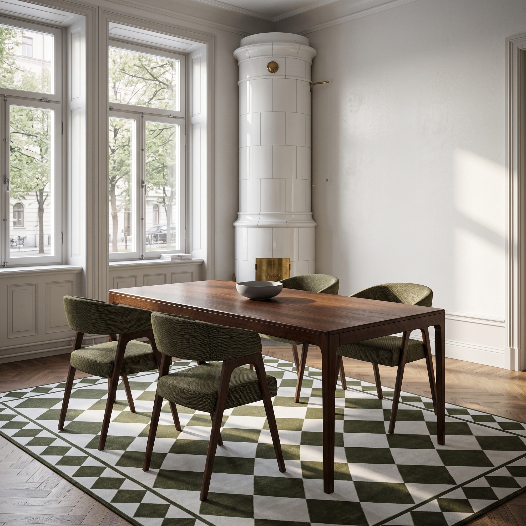 Table à manger 'Aspa' 180x90cm - Naturel