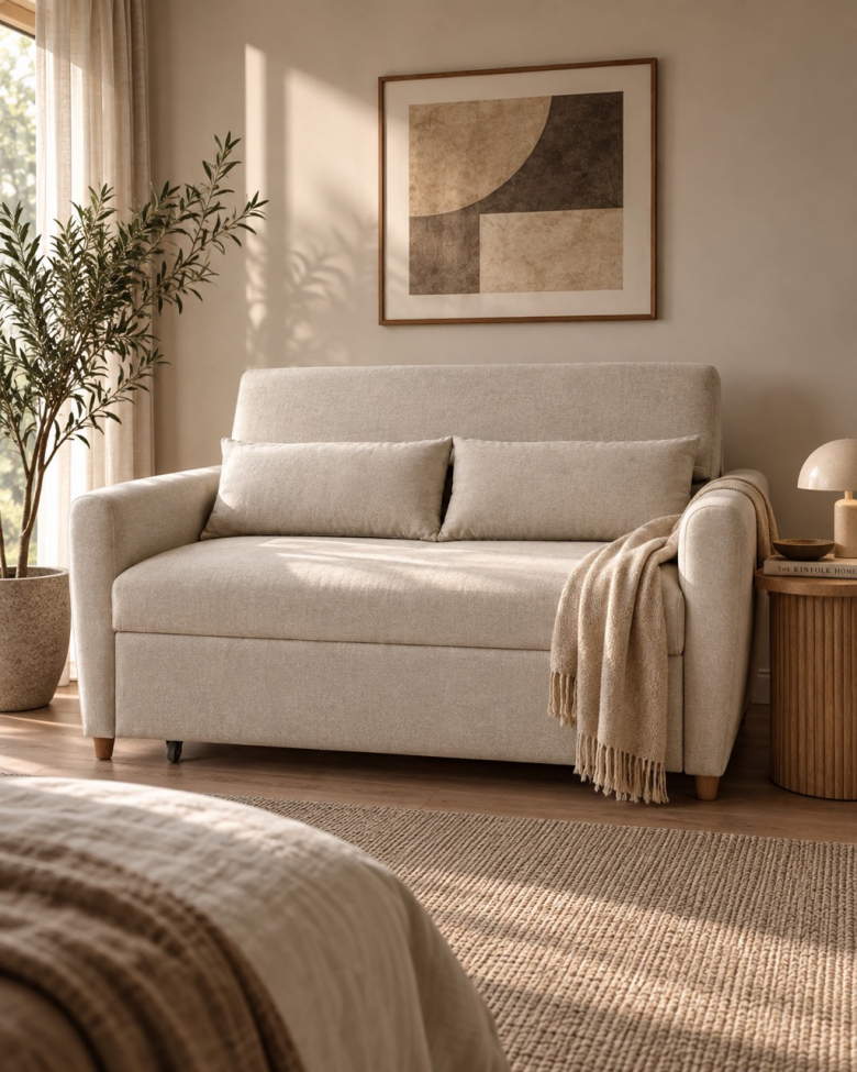 Fauteuil convertible 'San Francisco' - Beige
