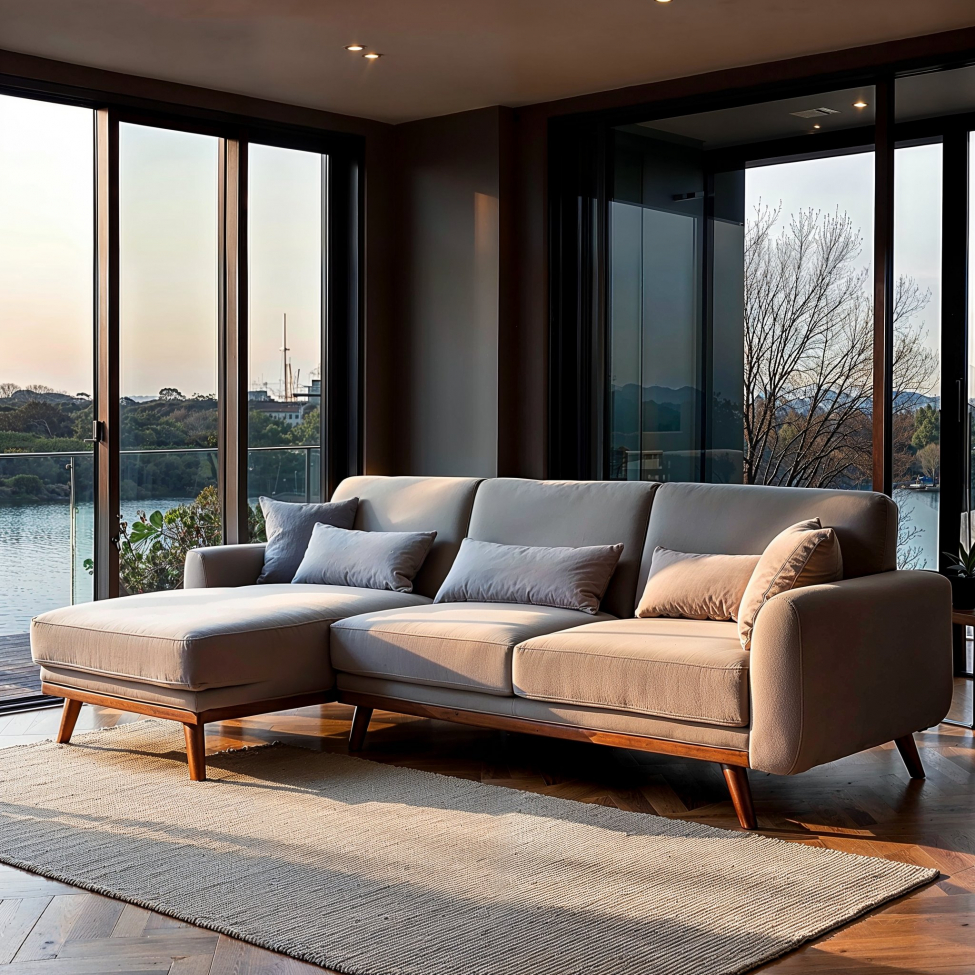 Canapé-lit 'Texas' - Gris clair