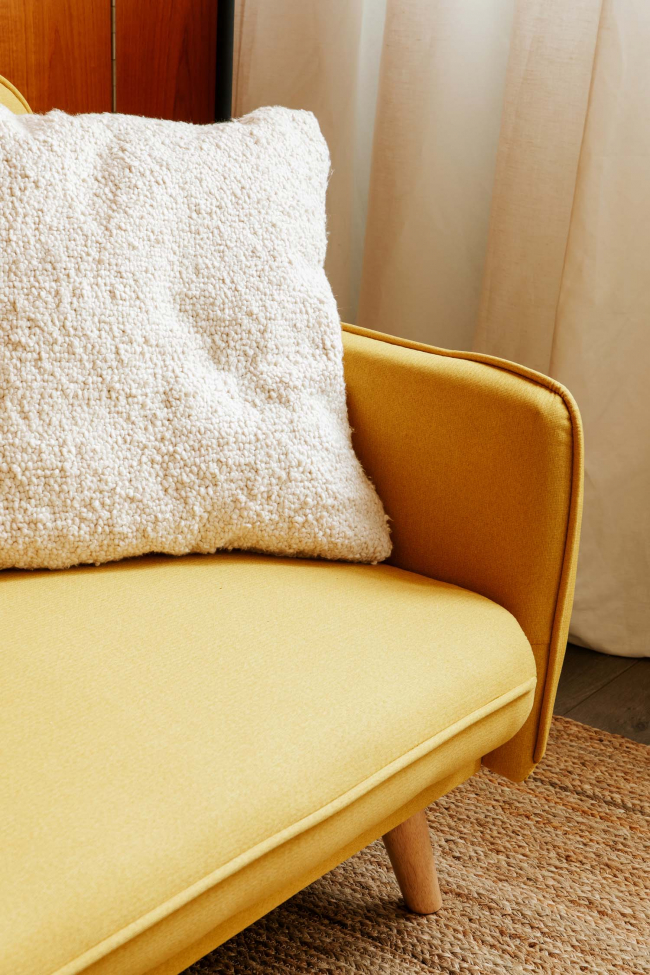 Canapé-lit 'Cap Vert' - Jaune