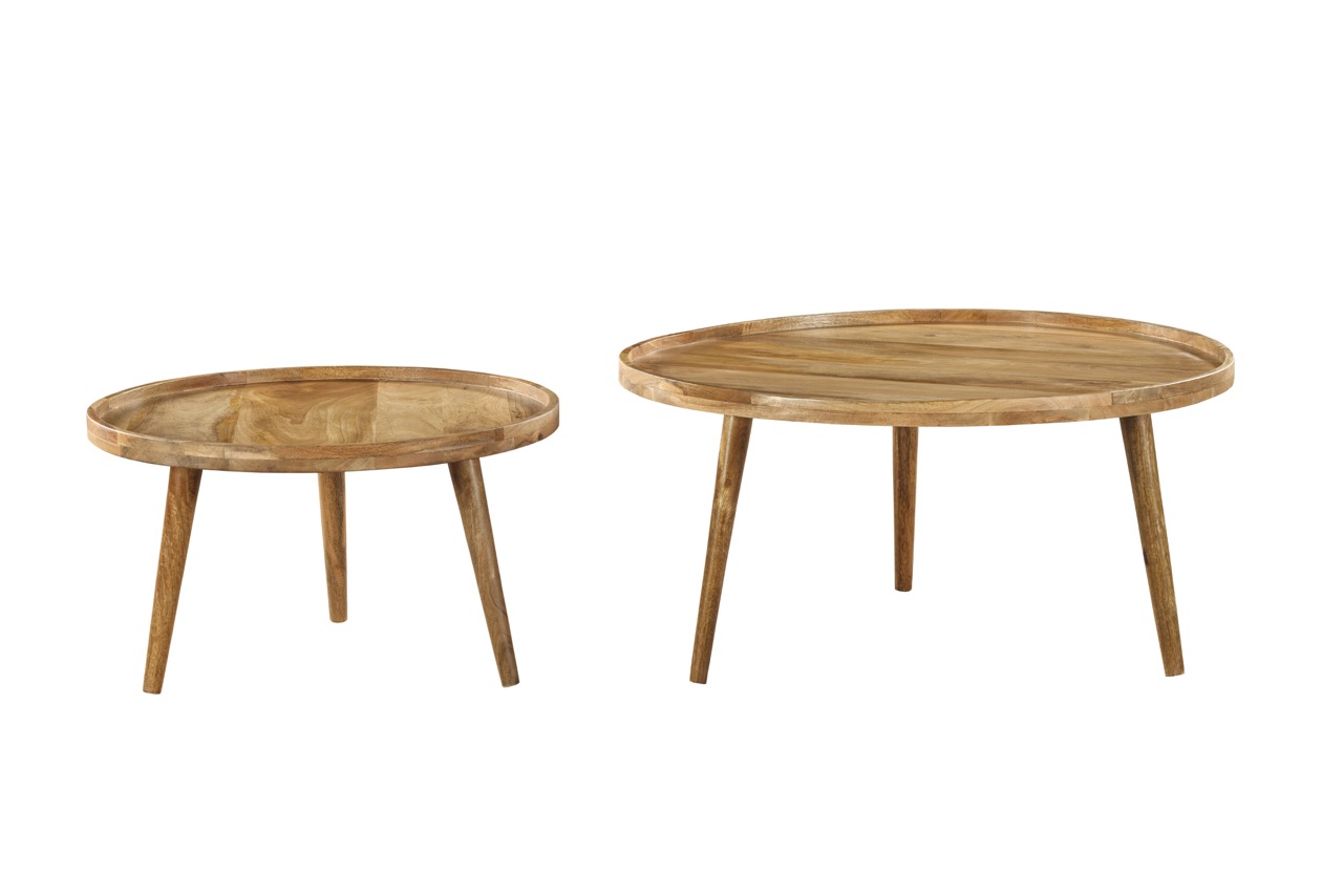 Table basse 'Manarola' 2 pièces - Brun