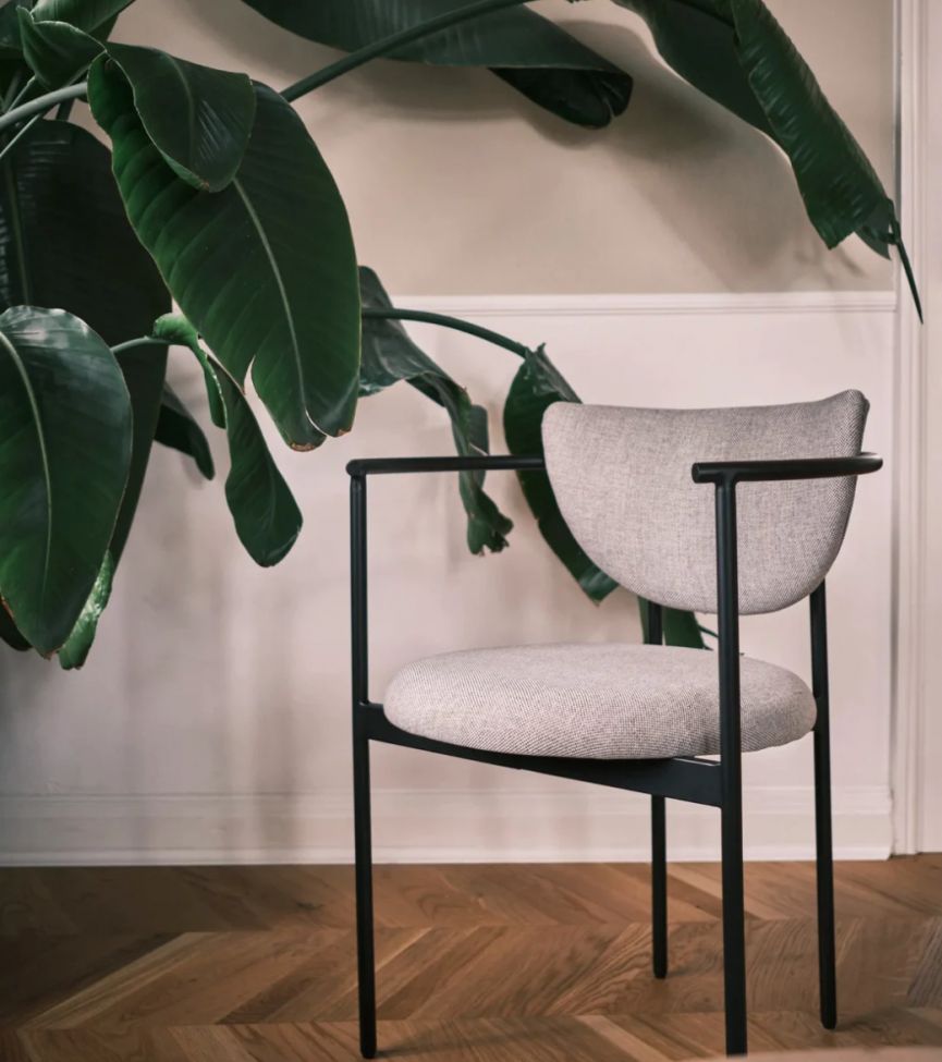 Chaise 'Lunar' - Gris