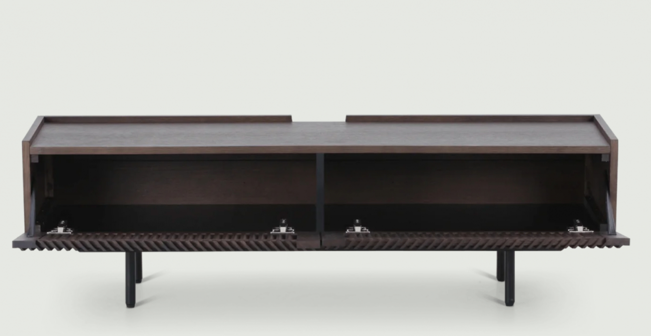 Meuble TV 'Louvre' - Noyer