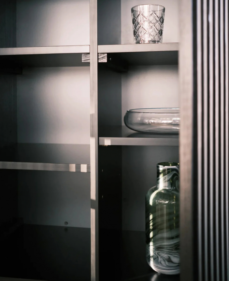 Banc haut 'Louvre' - Noir