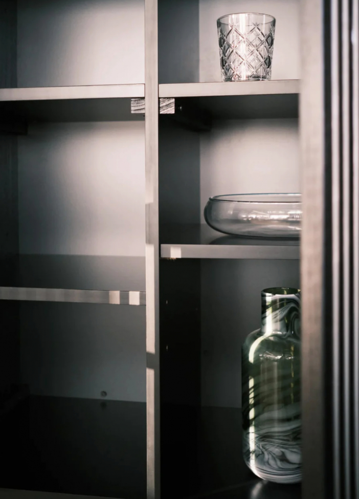 Banc haut 'Louvre' - Noyer