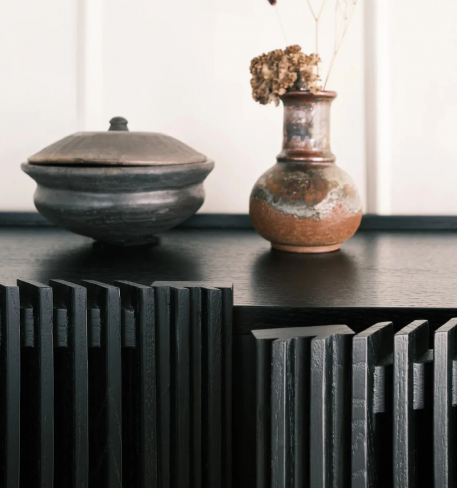 Table d'appoint 'Louvre' - Noir